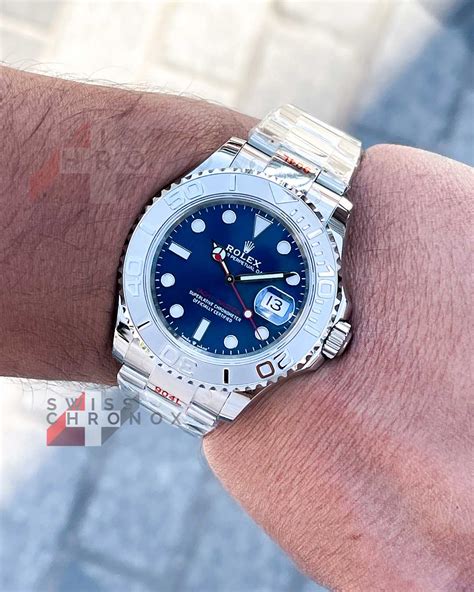 rolex yachtmaster berpelat biru|rolex yacht master watch.